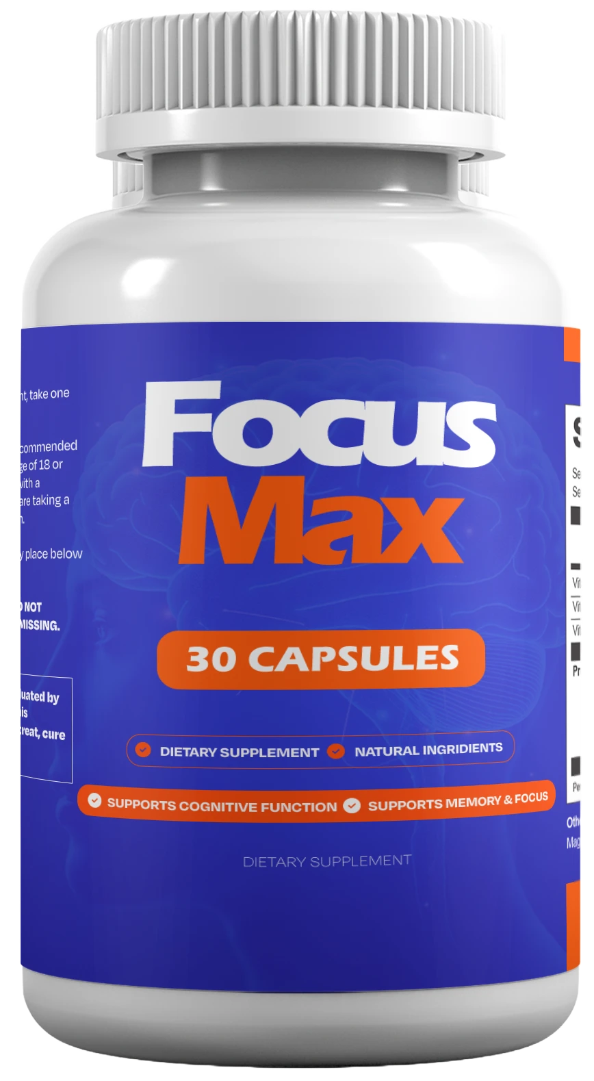 Focusmax supplement bottle pack