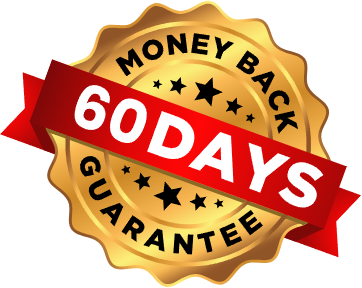 Focusmax 60 day money back guarantee badge